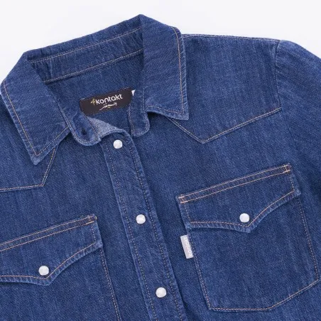 Chemise western cropped avec nœud - KONTAKT