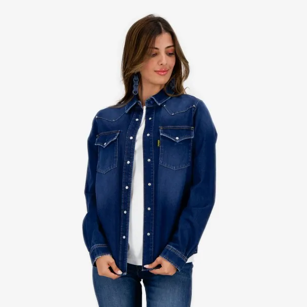 Chemise western femme avec studs - SHEMSI - KONTAKT