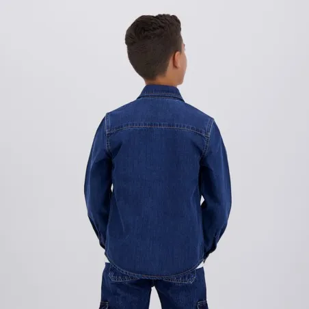 Chemise western garçon en jeans - KONTAKT