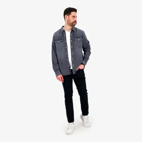 Chemise western homme en jeans -SHEMS - KONTAKT