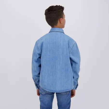 Chemise workwear garçon en jeans - KONTAKT