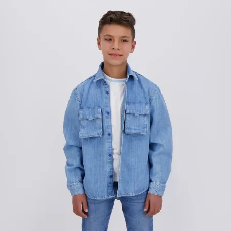 Chemise workwear garçon en jeans - KONTAKT