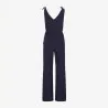 Combinaison femme col v avec élastique à la taille - KONTAKT