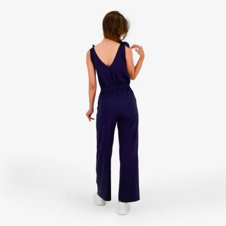 Combinaison femme col v avec élastique à la taille - KONTAKT