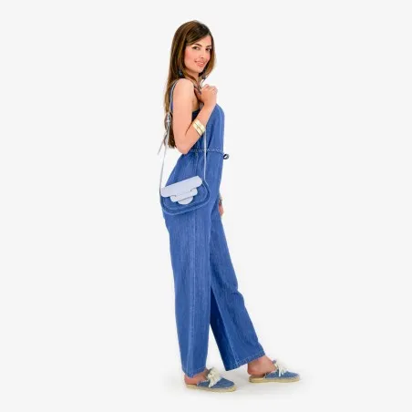 Combinaison fluide femme en jeans-TAMARA - KONTAKT