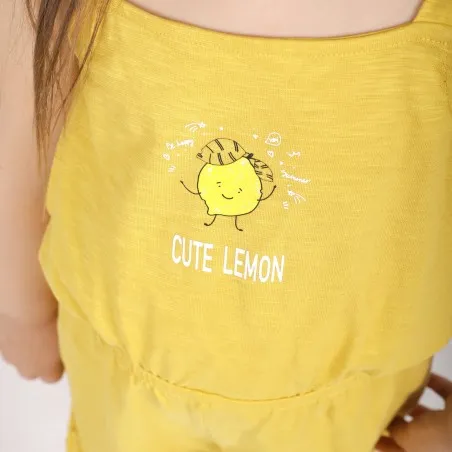 Combishort bébé avec volant CUTE LEMON - KONTAKT