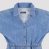 Combi-short fluide fille en jeans - KONTAKT