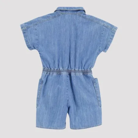 Combi-short fluide fille en jeans - KONTAKT