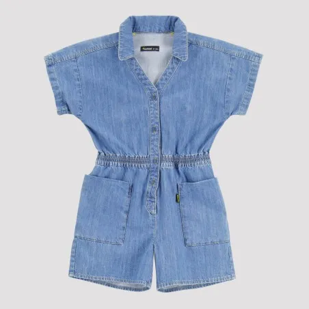 Combi-short fluide fille en jeans - KONTAKT