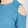 T-shirt femme manches courtes à épaules dénudées - KONTAKT