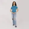T-shirt femme manches courtes à épaules dénudées - KONTAKT