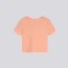 T-shirt femme manches courtes col tunisien - KONTAKT