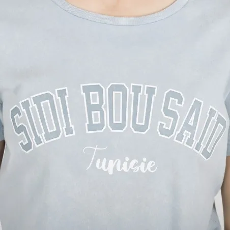 T-shirt femme manches courtes random bleach SIDI BOU SAID - KONTAKT