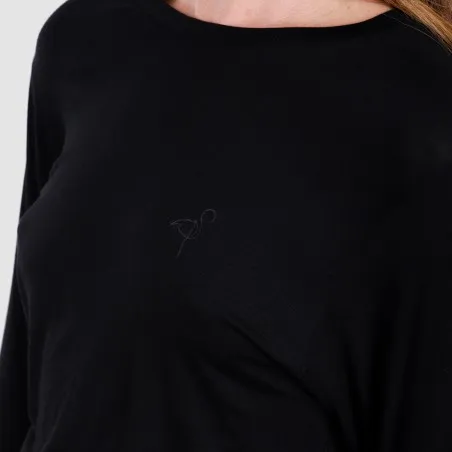 T-shirt femme manches larges avec broderie - KONTAKT
