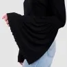 T-shirt femme manches larges avec broderie - KONTAKT