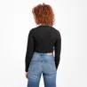 T-shirt femme manches longues avec cordon de serrage - KONTAKT