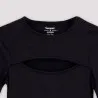 T-shirt femme manches longues avec cut out - KONTAKT