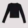 T-shirt femme manches longues avec cut out - KONTAKT