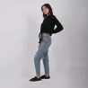 T-shirt femme manches longues avec nœud - KONTAKT