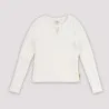 T-shirt femme manches longues cut out - KONTAKT