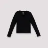 T-shirt femme manches longues cut out - KONTAKT