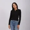 T-shirt femme manches longues cut out - KONTAKT