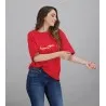 T-shirt femme oversized manches courtes HOB - KONTAKT