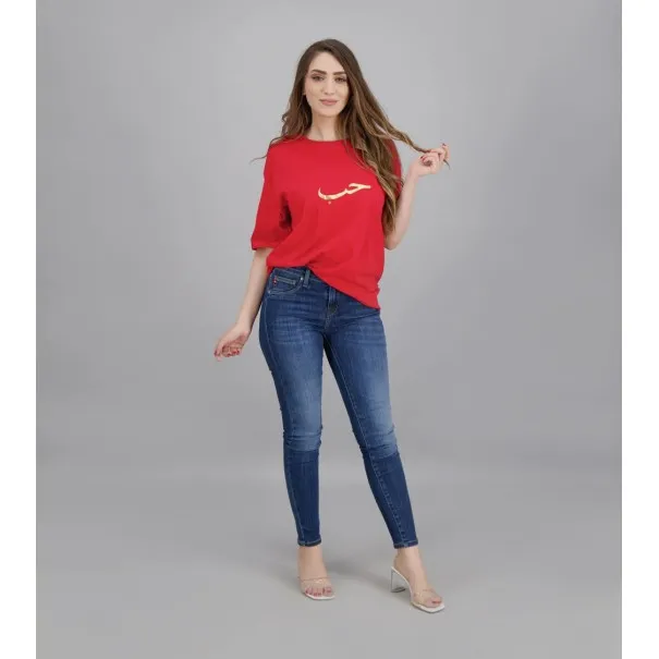 T-shirt femme oversized manches courtes HOB - KONTAKT