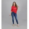 T-shirt femme oversized manches courtes HOB - KONTAKT