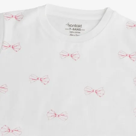T-shirt fille ALL OVER PAPILLON - KONTAKT