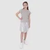 T-shirt fille avec volant en tulle - KONTAKT