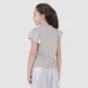 T-shirt fille avec volant en tulle - KONTAKT