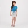 T-shirt fille demi manches nouée ENJOY - KONTAKT