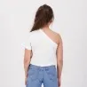 T-shirt fille manche dénudée avec broderie - KONTAKT