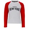 T-shirt fille manche raglan CHAMPION NEW YORK - KONTAKT