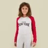 T-shirt fille manche raglan CHAMPION NEW YORK - KONTAKT