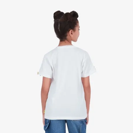 T-shirt fille manches à rayures avec nœuds - KONTAKT