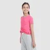 T-shirt fille manches courtes avec cordon de serrage - KONTAKT