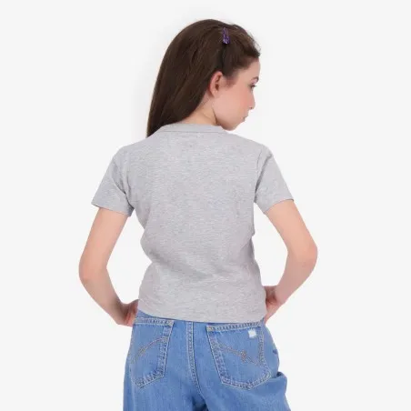 T-shirt fille manches courtes avec cordon de serrage - KONTAKT