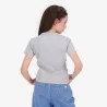 T-shirt fille manches courtes avec cordon de serrage - KONTAKT