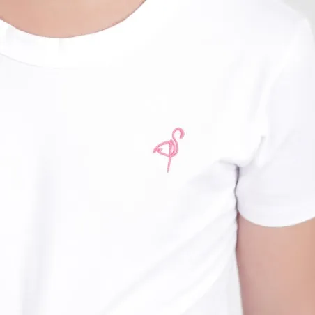 T-shirt fille manches courtes avec cordon de serrage - KONTAKT