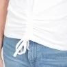 T-shirt fille manches courtes avec cordon de serrage - KONTAKT