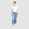 T-shirt fille manches courtes avec cordon de serrage - KONTAKT