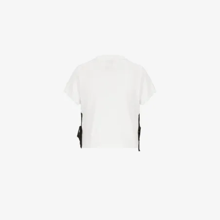 T-shirt fille manches courtes avec nœuds sur le cotés - KONTAKT