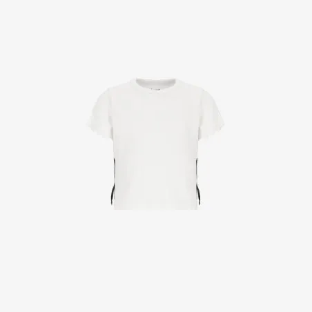 T-shirt fille manches courtes avec nœuds sur le cotés - KONTAKT