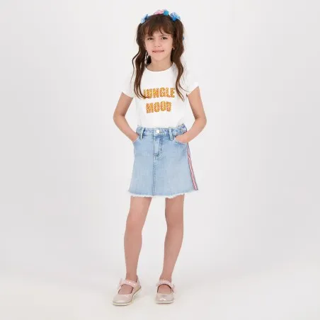 T-shirt fille manches courtes jungle MOOD - KONTAKT