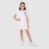 T-shirt fille manches courtes noué SOLEIL SIDIBOUSAID - KONTAKT