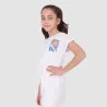 T-shirt fille manches courtes noué SOLEIL SIDIBOUSAID - KONTAKT