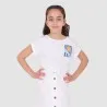 T-shirt fille manches courtes noué SOLEIL SIDIBOUSAID - KONTAKT