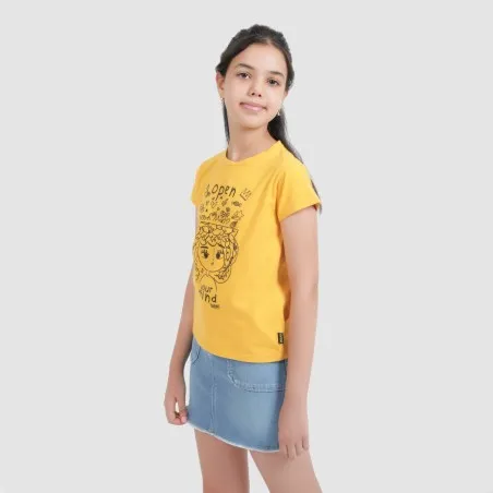 T-shirt fille manches courtes OPEN YOUR MIND - KONTAKT